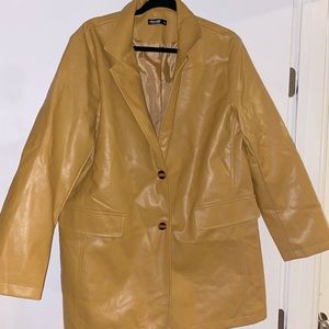 NWOT SHEIN faux leather jacket. Size 1XL